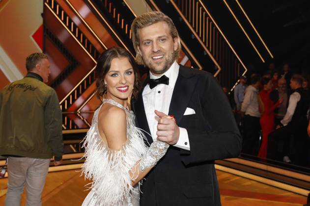 Tillman Schulz mit Patricija Ionel bei der Kennenlern-Show der 17. Staffel der RTL-Tanzshow Let s Dance im MMC Coloneum. Köln, 23.02.2024
