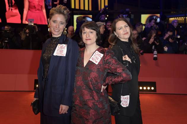 Katrin Pors, Eliza Hittman und Andrea Picard bei der Closing Ceremony mit Preisverleihung auf der Berlinale 2024 74. Internationale Filmfestspiele Berlin im Berlinale Palast. Berlin, 24.02.2024