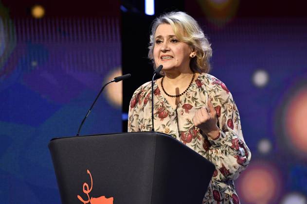 Oksana Zabuzhko bei der Closing Ceremony mit Preisverleihung auf der Berlinale 2024 74. Internationale Filmfestspiele Berlin im Berlinale Palast. Berlin, 24.02.2024