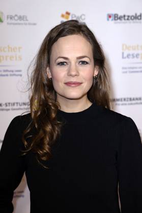 Harriet von Waldenfels bei der Verleihung des Deutschen Lesepreises 2024 im Humboldt CarrÃ . Berlin, 27.02.2024