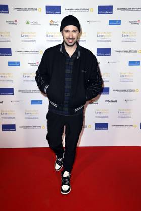Dominik Porschen bei der Verleihung des Deutschen Lesepreises 2024 im Humboldt CarrÃ . Berlin, 27.02.2024