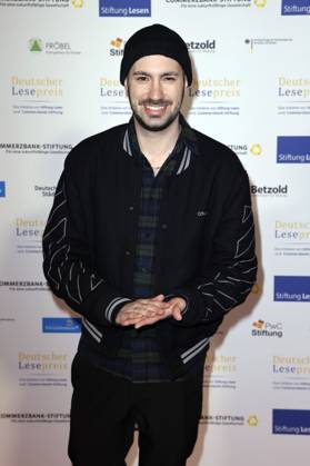 Dominik Porschen bei der Verleihung des Deutschen Lesepreises 2024 im Humboldt CarrÃ . Berlin, 27.02.2024