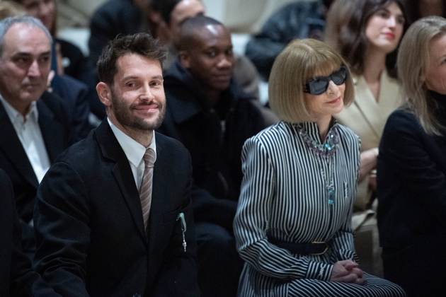 PFW Simon Jacquemus Medal Ceremony Simon Jacquemus and Anna Wintour attending the Simon Jacquemus Chevalier de l ordre des Arts et des Lettres Medal Ceremony as part of Paris Fashion Week in Paris, France on March 02, 2024. Photo by Aurore Marechal ABACAPRESS.COM Paris France  Copyright: xMarechalxAurore ABACAx
