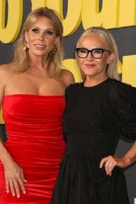 January 30, 2024, Los Angeles, Ca, USA: LOS ANGELES - JAN 30: Cheryl Hines, Rachael Harris at the Curb Your Enthusiasm Season 12 Premiere at the Directors Guild of America on January 30, 2024 in Los Angeles, CA. Los Angeles USA - ZUMAb170 20240130_aap_b170_124 Copyright: xKayxBlakex