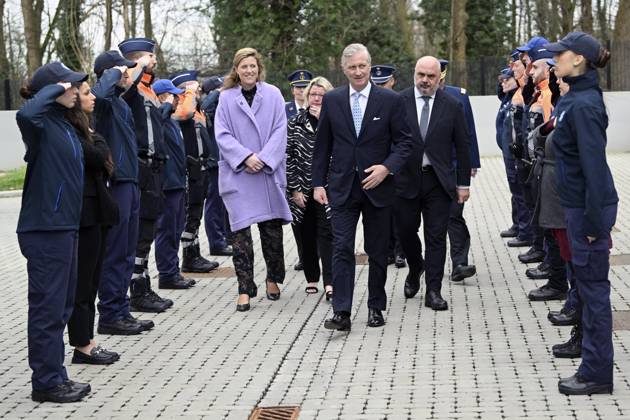 Bilder des Jahres 2024, Entertainment 03 März Entertainment Themen der Woche KW11 Entertainment Bilder des Tages King Philippe visits the POLBRU CADETS BRUSSELS, BELGIUM - MARCH 13 : King Philippe visits the cadets of the Brussels Capitale Ixelles Elsene police zone, the only one in Belgium to have its own cadet section. The POLBRU CADETS project was launched in 2019 and aims to create links between the police and young people aged 15 to 17 from diverse backgrounds. It enables them to take part throughout the year in various activities related to police duties (including training courses, demonstrations, visits to departments and civic initiatives) on March 13, 2024 in Brussels, Belgium, 13 03 2024 Brussels Belgium  Copyright: xDidierxLebrunx