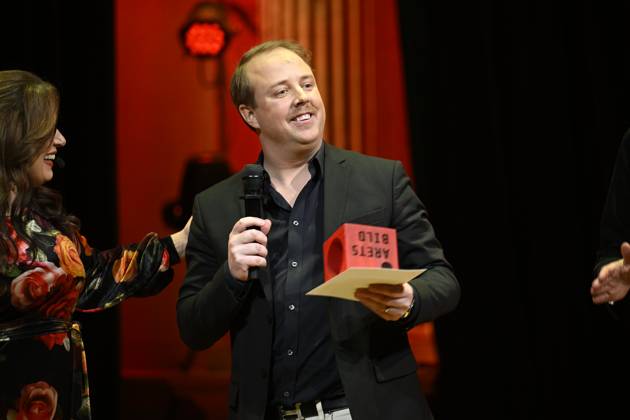 STOCKHOLM, SWEDEN 20240314 Andreas Bardell Aftonbladet winner in the Sports Picture category at the Picture of the Year award ceremony at Nalen in Stockholm STOCKHOLM SWEDEN x10050x  Copyright: xPontusxLundahl TTx ARETS BILD 2024 DWwTnP22Seo