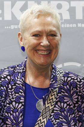Lioba Albus bei der Verleihung des Comedy-Preises Recklinghäuser Hurz im Ruhrfestspielhaus. Recklinghausen, 18.03.2024