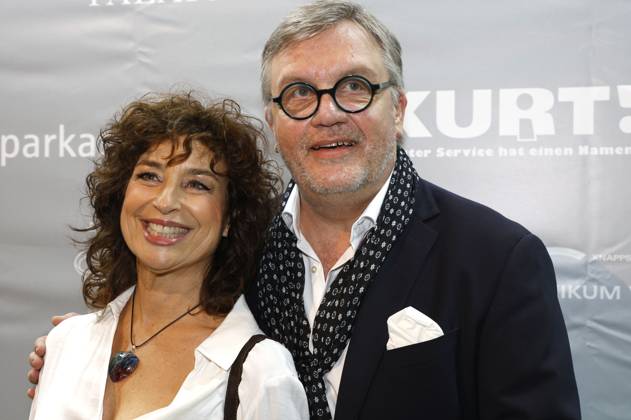 Isabel Varell und Hape Kerkeling bei der Verleihung des Comedy-Preises Recklinghäuser Hurz im Ruhrfestspielhaus. Recklinghausen, 18.03.2024
