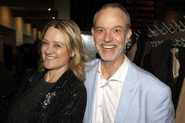 Lisa Feller und Rene Steinberg bei der Verleihung des Comedy-Preises Recklinghäuser Hurz im Ruhrfestspielhaus. Recklinghausen, 18.03.2024