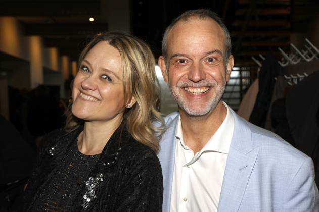 Lisa Feller und Rene Steinberg bei der Verleihung des Comedy-Preises Recklinghäuser Hurz im Ruhrfestspielhaus. Recklinghausen, 18.03.2024