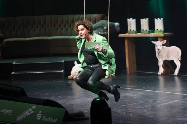 Steffi Neu bei der Verleihung des Comedy-Preises Recklinghäuser Hurz im Ruhrfestspielhaus. Recklinghausen, 18.03.2024