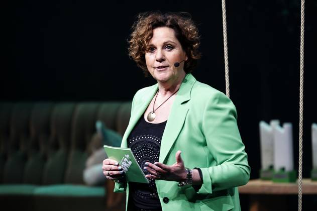 Steffi Neu bei der Verleihung des Comedy-Preises Recklinghäuser Hurz im Ruhrfestspielhaus. Recklinghausen, 18.03.2024