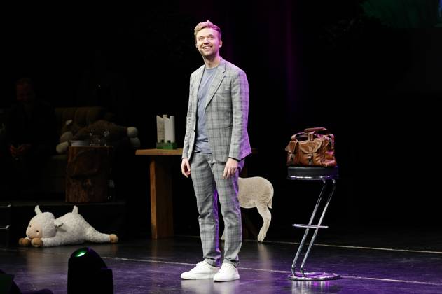 Marc Weide bei der Verleihung des Comedy-Preises Recklinghäuser Hurz im Ruhrfestspielhaus. Recklinghausen, 18.03.2024