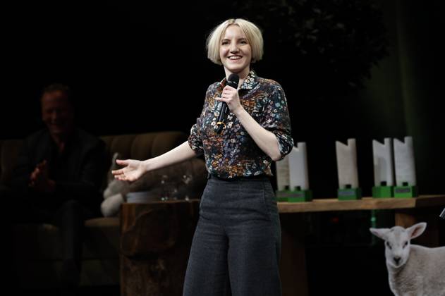 Shari Litt bei der Verleihung des Comedy-Preises Recklinghäuser Hurz im Ruhrfestspielhaus. Recklinghausen, 18.03.2024