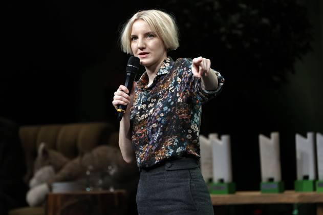 Shari Litt bei der Verleihung des Comedy-Preises Recklinghäuser Hurz im Ruhrfestspielhaus. Recklinghausen, 18.03.2024