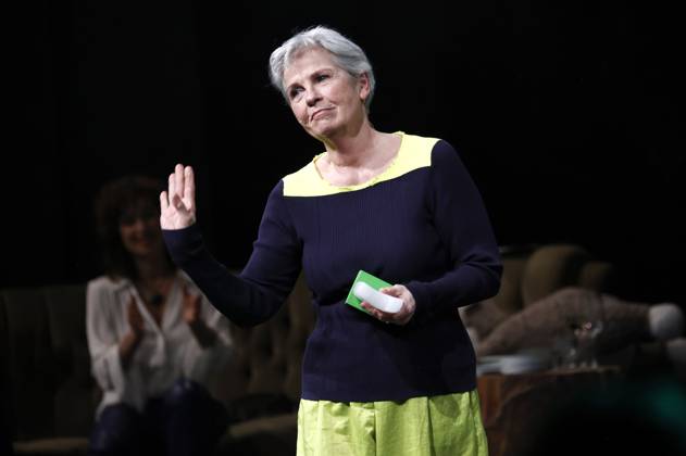 Gerburg Jahnke bei der Verleihung des Comedy-Preises Recklinghäuser Hurz im Ruhrfestspielhaus. Recklinghausen, 18.03.2024