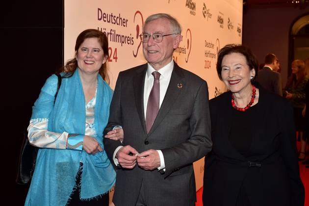 22. HörfilmPreis 2024 Eva Luise Köhler, DR. ULRIKE KRISTINA KÖHLER, Horst Köhler, Bundepräsident von 2004-2010 a.D. 22. Deutscher Hörfilmpreis 2024 in der Hauptstadtrepräsentanz der Deutschen Telekom in Berlin, am 19.03.2024