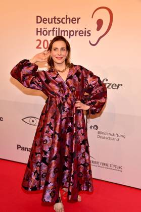 22. HörfilmPreis 2024 Nadine Heidenreich, Moderatiorin des Abends 22. Deutscher Hörfilmpreis 2024 in der Hauptstadtrepräsentanz der Deutschen Telekom in Berlin, am 19.03.2024
