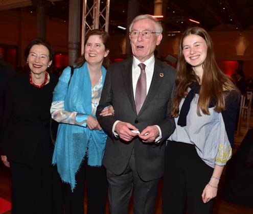 22. HörfilmPreis 2024 Eva Luise Köhler, DR. ULRIKE KRISTINA KÖHLER, Horst Köhler, Helene Köhler,Enkelin 22. Deutscher Hörfilmpreis 2024 in der Hauptstadtrepräsentanz der Deutschen Telekom in Berlin, am 19.03.2024