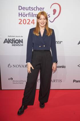 Lilly Charlotte Dreesen - Verleihung des 22.Deutschen Hoerfilmpreis 2024 in der Hauptstadtrepraesentanz der Deutschen Telekom in Berlin am 19.03.2024. 22. Deutscher Hoerfilmpreis 2024