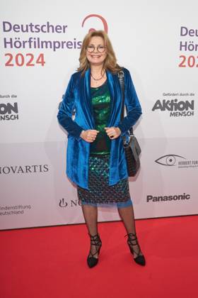 Maren Gilzer - Verleihung des 22.Deutschen Hoerfilmpreis 2024 in der Hauptstadtrepraesentanz der Deutschen Telekom in Berlin am 19.03.2024. 22. Deutscher Hoerfilmpreis 2024
