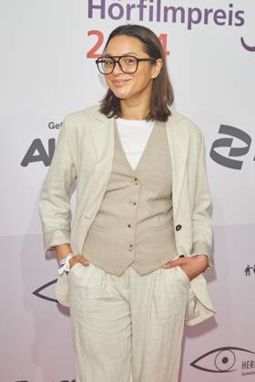Taneshia Abt - Verleihung des 22.Deutschen Hoerfilmpreis 2024 in der Hauptstadtrepraesentanz der Deutschen Telekom in Berlin am 19.03.2024. 22. Deutscher Hoerfilmpreis 2024