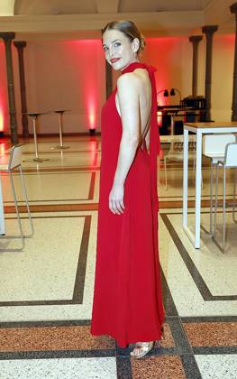 Sina Martens beim Deutschen Hoerfilmpreis 2024 in der Hauptstadtrepraesentanz der Deutschen Telekom Berlin.