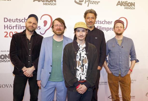 CRUCCHI GANG beim Deutschen Hoerfilmpreis 2024 in der Hauptstadtrepraesentanz der Deutschen Telekom Berlin.