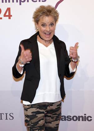 Tanja Schumann beim Deutschen Hoerfilmpreis 2024 in der Hauptstadtrepraesentanz der Deutschen Telekom Berlin.