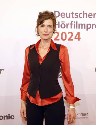 Julia Bremermann beim Deutschen Hoerfilmpreis 2024 in der Hauptstadtrepraesentanz der Deutschen Telekom Berlin.