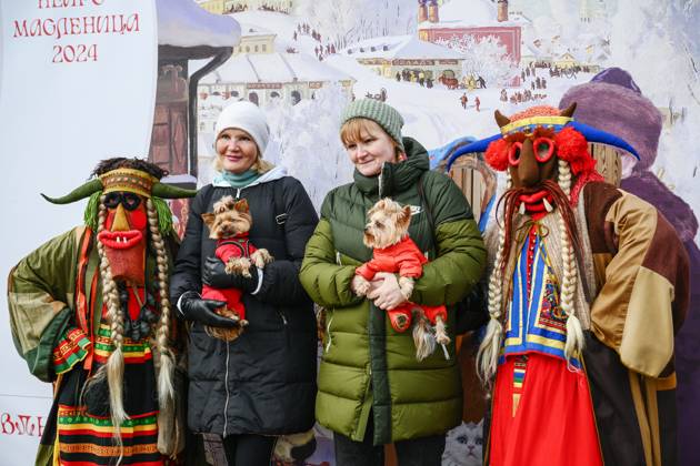 RUSSIA EXPO. Maslenitsa Week 8642961 17.03.2024 The International RUSSIA EXPO Forum and Exhibition. Maslenitsa festivities. Vladimir Astapkovich host photo agency: RIA Novosti Moscow Russia  Copyright: xVladimirxAstapkovichx