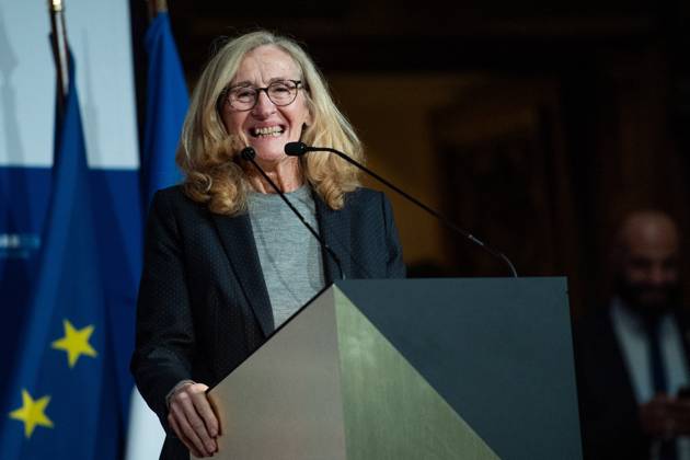 Cesar Des Lyceens 2024 Award French Minister of Education and Youth Nicole Belloubet attending the Cesar Des Lyceens 2024 Award at La Sorbonne In Paris in Paris, France, on March 20, 2024. Photo by Aurore Marechal ABACAPRESS.COM Paris France  Copyright: xMarechalxAurore ABACAx