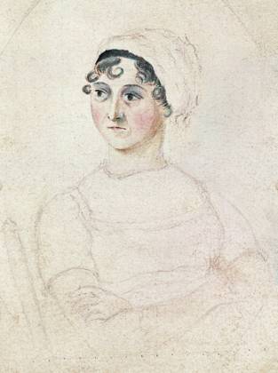 JANE AUSTEN (1775-1817). English novelist. Pencil and watercolor, c1810, by her sister, Cassandra Austen.  Copyright: xGRANGERx xGRANGERx 0042896
