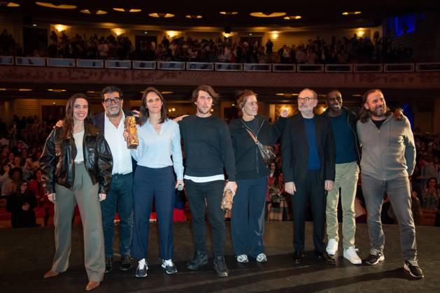 Cesar Des Lyceens 2024 Award Grand Rex Elodie Bouchez, Alain Attal, Jeanne Herry, Hugo Selignac, Adele Exarchopoulos, Jean-Pierre Darroussin, Birane Ba and Fred Testot attending the Cesar Des Lyceens 2024 Award at the Grand Rex Cinema in Paris, France, on March 20, 2024. Photo by Aurore Marechal ABACAPRESS.COM Paris France  Copyright: xMarechalxAurore ABACAx