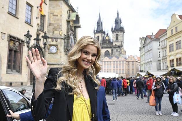 Bilder des Jahres 2024, Entertainment 03 März Entertainment Themen der Woche KW13 Entertainment Bilder des Tages Winner of the international beauty contest Miss World Krystyna Pyszkova attends a press conference at Prague s Old Town Hall, Czech Republic, March 25, 2024. (CTKxPhoto MichalxKamaryt) CTKPhotoP2024032504190  CTKPhotoP2024032504190