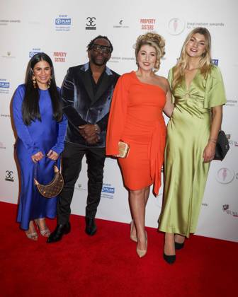 Inspiration Awards For Women 2024, Landmark Hotel in Marylebone, London on 22 March 2024 Amina Khan, Tre Lowe, Marnie Swindells and Flo Edwards at the Inspiration Awards For Women 2024 at Landmark Hotel in Marylebone, London, United Kingdom on 22 March 2024., Credit:Cat Morley Avalon United Kingdom, London, Marylebone Copyright: xCatxMorleyx xAvalonx 0858888770