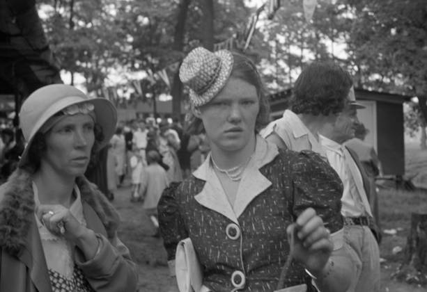 INDEPENDENCE DAY, 1935. Women at an Independence Day celebration in Terra Alta, West Virginia. Photograph by Walker Evans, 1935.  Copyright: xGRANGERx xGRANGERx 0268440
