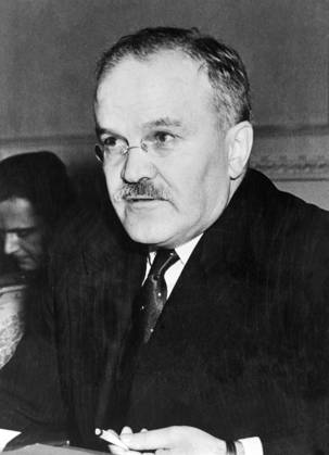 Russia USSR: Vyacheslav Molotov (1890-1986), Chairman of the Council of People s Commissars of the Soviet Union; (1930-1941), Minister of Foreign Affairs (1941-1957), 1945 Vyacheslav Mikhailovich Molotov (9 March 1890 8 November 1986) was a Soviet politician and diplomat, an Old Bolshevik, and a leading figure in the Soviet government from the 1920s, when he rose to power as a protÃ gÃ of Joseph Stalin.<br ><br > Molotov served as Chairman of the Council of People s Commissars (Premier) from 1930 to 1941, and as Minister of Foreign Affairs from 1939 to 1949 and from 1953 to 1956. He served as First Deputy Premier from 1942 to 1957, when he was dismissed from the Presidium of the Central Committee by Nikita Khrushchev.<br ><br > He Copyright: xxPicturesxFromxHistoryx