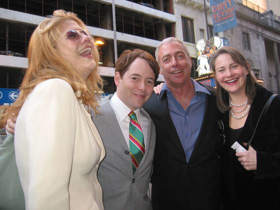 OPENING NIGHT OF GLENGARRY GLEN ROSS NY KRISTEN JOHNSTON, MATTHEW BRODERICK, SCOTT WITTMAN AND CHERRY JONES AT THE OPENING NIGHT OF GLENGARRY GLEN ROSS AT THE ROYALE THEATRE. NEW YORK CITY. 01 MAY 2005. PICTURES NO NEW YORK DAILY NEWS PLEASE, Credit:Aubrey Reuben Avalon 0542985319