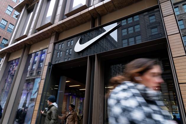 NYC Economy 3.27.2024 The exterior of a Nike branch is being shown in New York City, on March 27, 2024. New York United States  Copyright: xMeirxChaimowitzx originalFilename: chaimowitz-nycecono240327_npBv8.jpg