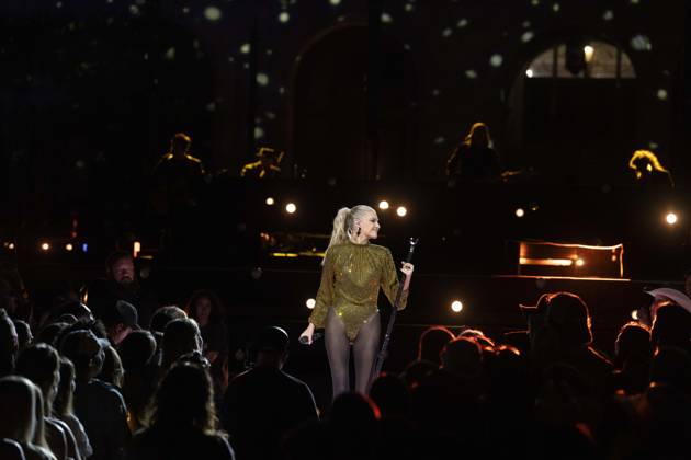 April 3, 2024, Austin, Tx, United States: Country singer and show host KELSEA BALLERINI performs at a Country Music Television (CMT) highlights taping at the South Mall on the University of Texas campus April 3, 2024. The CMT Awards return to Austin, the self-proclaimed Live Music Capital of the World, with a live show on April 7, 2024. Austin United States - ZUMAd150 20240403_znp_d150_063 Copyright: xBobxDaemmrichx