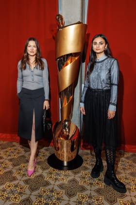 Die DEUTSCHE FILMAKADEMIE lädt zum Nominiertenabend des DEUTSCHEN FILMPREISES 2024 Hannah Herzsprung und Bayan Layla beim Lola Nominiertenabend des Deutschen Filmpreises 2024 in der Bar Brass am 13.04.2024 in Berlin. Copyright: xEventpressxKochanx