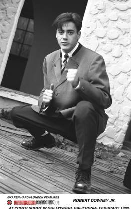 2001 ROBERT DOWNEY JR. AT PHOTO SHOOT IN HOLLYWOOD, CALIFORNIA. FEBURARY 1988. 2001 ROBERT DOWNEY JR. AT PHOTO SHOOT IN HOLLYWOOD, CALIFORNIA. FEBURARY 1988. ,  Copyright: xKarenxHardyx xAvalonx 0546670625