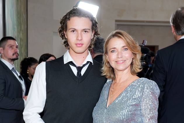 Tina Ruland und ihr Sohn Jahvis beim Felix Burda Award am 21.04.2024 in Berlin Felix Burda Award 2024 in Berlin