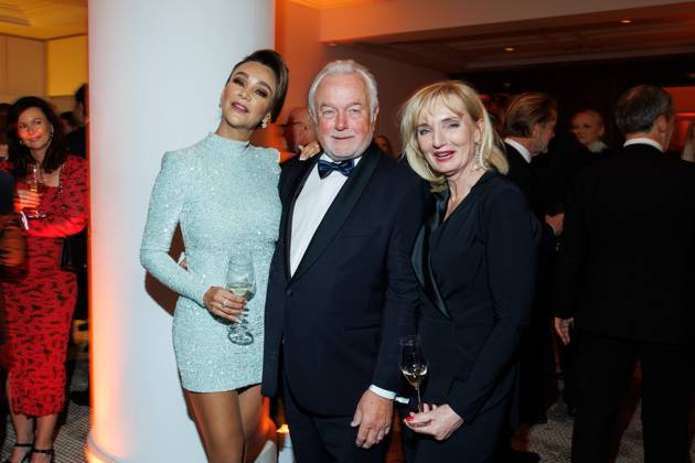 Gala - Felix Burda Award Verona Pooth, Wolfgang Kubicki und Annette Marberth-Kubick bei der Felix Burda Award Gala im Hotel Adlon Kempinskil am 21.04.2024 in Berlin. Copyright: xEventpressxKochanx