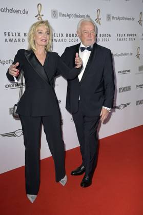 Wolfgang Kubicki mit Ehefrau Annette Marberth-Kubicki bei der 19. Verleihung des Felix Burda Award 2024 im Hotel Adlon Kempinski. Berlin, 21.04.2024