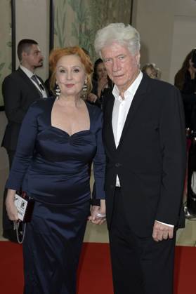 Jürgen Prochnow mit Ehefrau Verena Wengler bei der 19. Verleihung des Felix Burda Award 2024 im Hotel Adlon Kempinski. Berlin, 21.04.2024