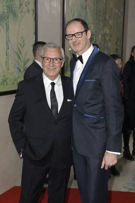 Jan Hofer und Vince Ebert bei der 19. Verleihung des Felix Burda Award 2024 im Hotel Adlon Kempinski. Berlin, 21.04.2024
