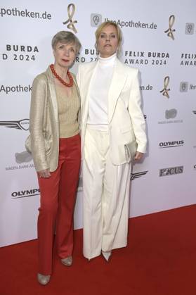 Anna Stieblich und Melanie Marschke bei der 19. Verleihung des Felix Burda Award 2024 im Hotel Adlon Kempinski. Berlin, 21.04.2024