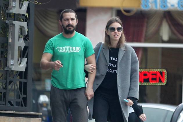 Shia LaBeouf spotted out for lunch with girlfriend Mia Goth in Los Angeles 147014, Shia LaBeouf spotted out for lunch with girlfriend Mia Goth in Los Angeles. Los Angeles, California - Tuesday January 19, 2016.,  Copyright: xSamxSharma,xPacificCoastNewsx xAvalonx 0532203740
